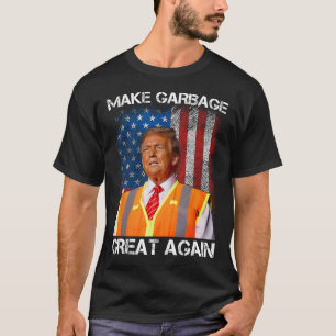 Camiseta Trump 2025 Faça o Lixo Ficar Ótimo Novamente Engra