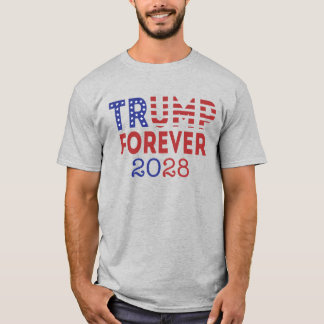 Camiseta Trump 2028 Rei Para Sempre – Edição Limit