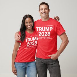 Camiseta Trump 2028 T-Shirt - Reescreva as Regras