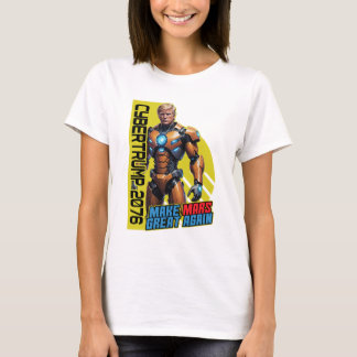 Camiseta Trump 2076 | Campanha Presidencial Marciana