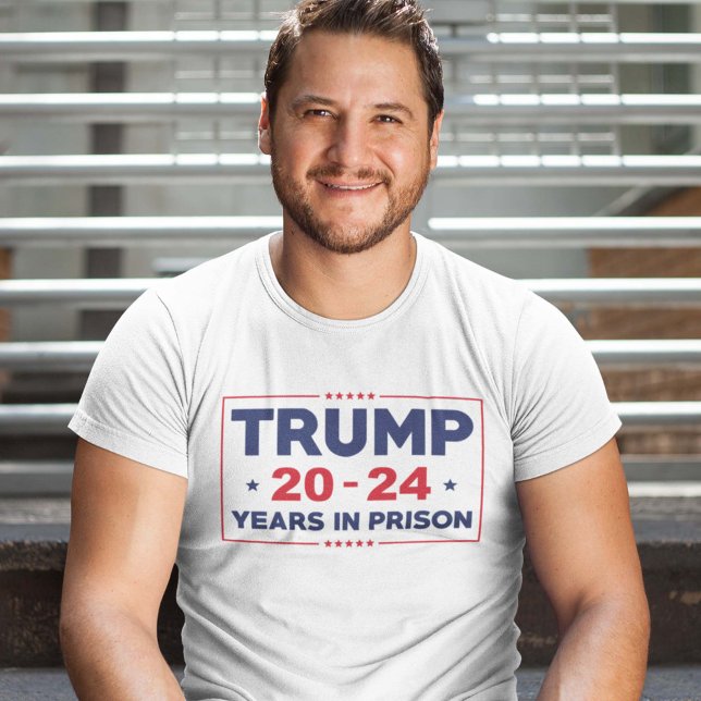Camiseta Trump 20-24 Anos Na Prisão (Criador carregado)