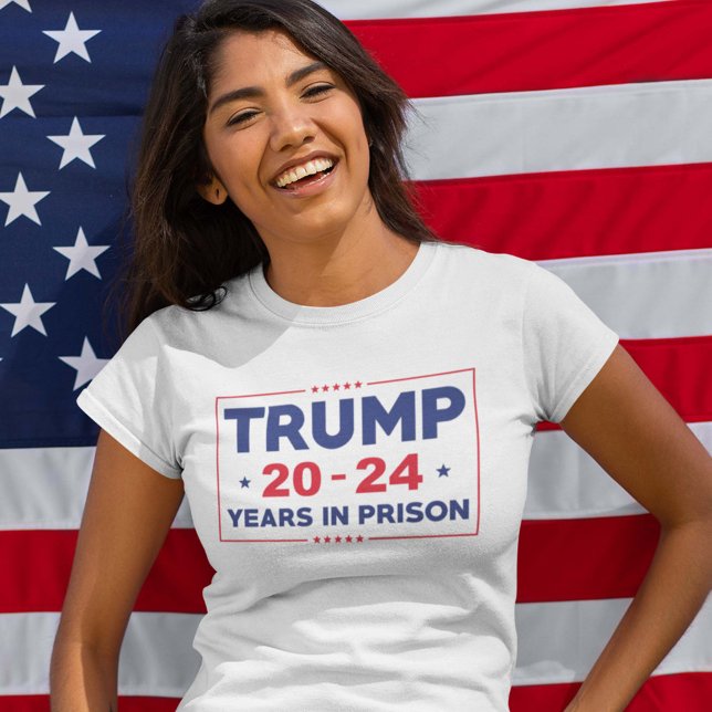 Camiseta Trump 20-24 Anos Na Prisão (Criador carregado)