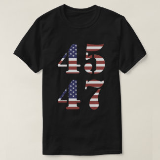 Camiseta Trump 45 47