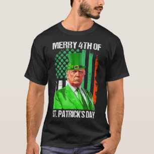 Camiseta Trump 45 47 Leprechaun Hat Feliz 4 Da Rua Patrick