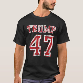 Camiseta Trump 47 2024 Eleição Conservadora Republicana