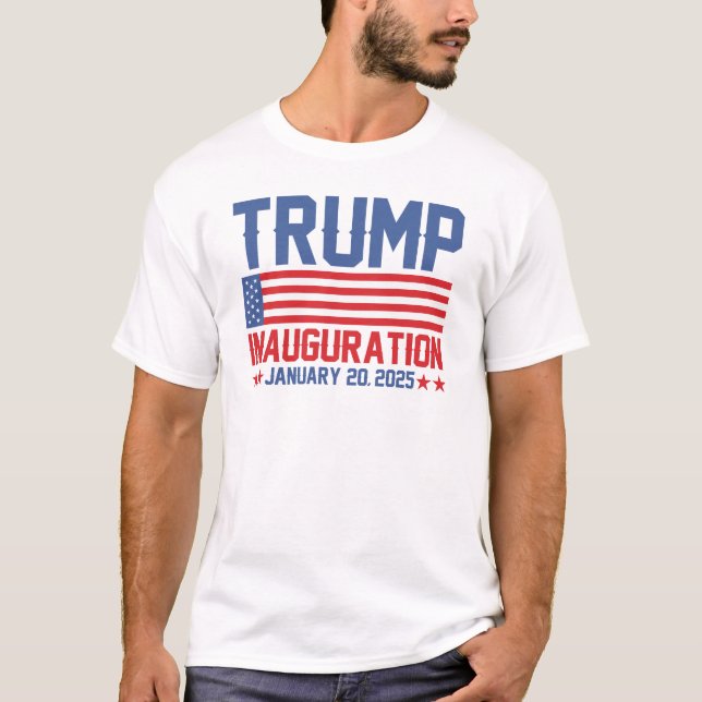 Camiseta Trump 47.a posse 2025 (Frente)