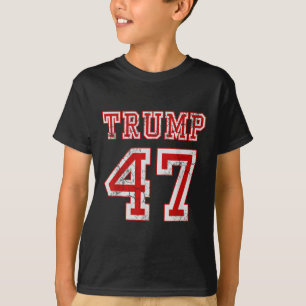 Camiseta Trump 47 Eleições 2024 Homens Conservadores Republ