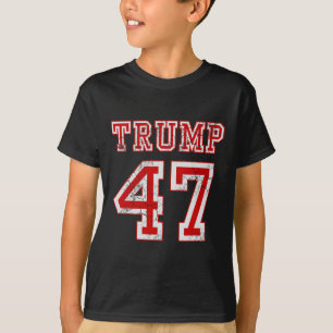 Camiseta Trump 47 Eleições 2024 Homens Conservadores Republ