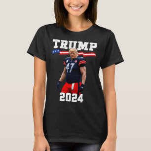 Camiseta Trump 47 Football Jersey 2024 Us Flag Trump Vance