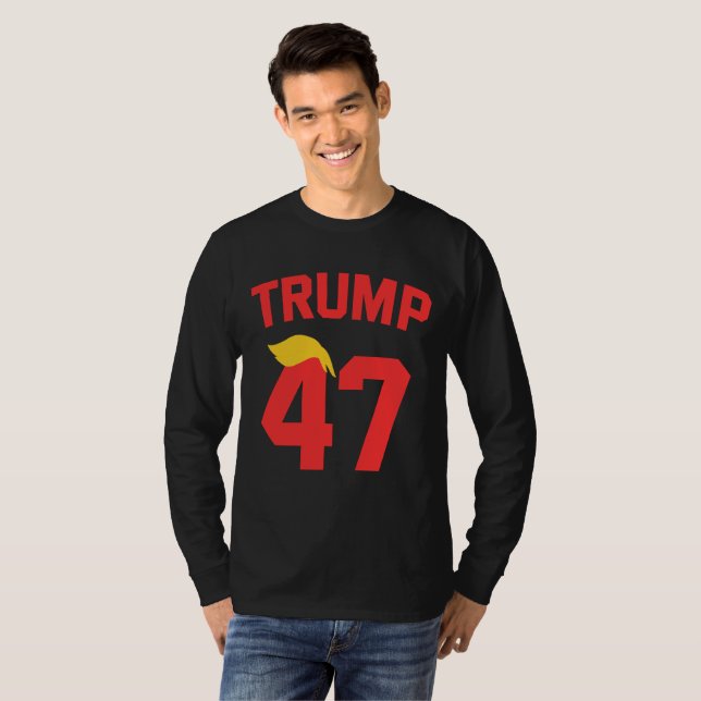 Camiseta Trump 47 Presidente (Frente Completa)