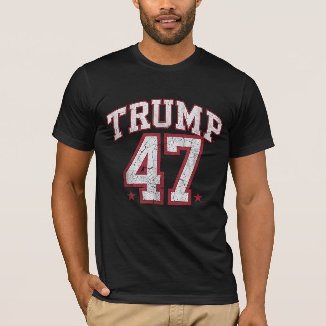Camiseta Trump 47 Suporte 2024 Eleições 45 47 Trump 2024 (Frente)