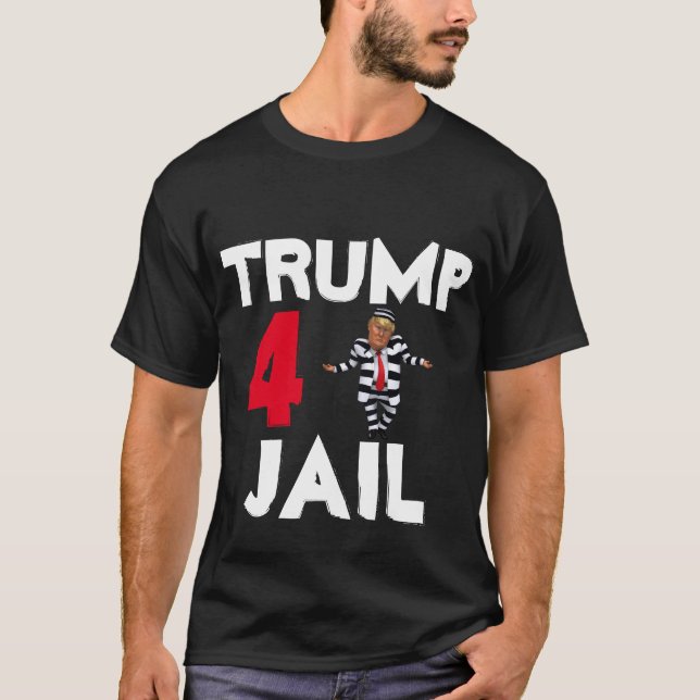 Camiseta Trump 4 Jail T-Shirt (Frente)
