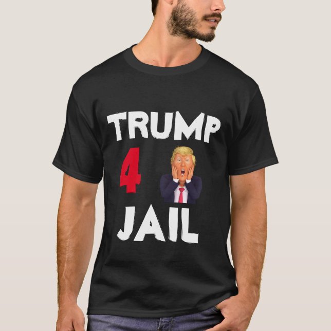 Camiseta Trump 4 Jail T-Shirt (Frente)