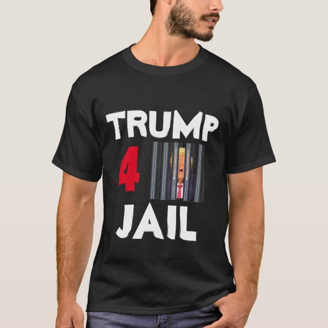 Camiseta Trump 4 Jail T-Shirt (Frente)