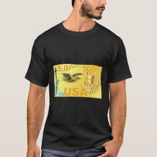 Camiseta Trump 5 Milhões de Dólares Rico Migrante Americano