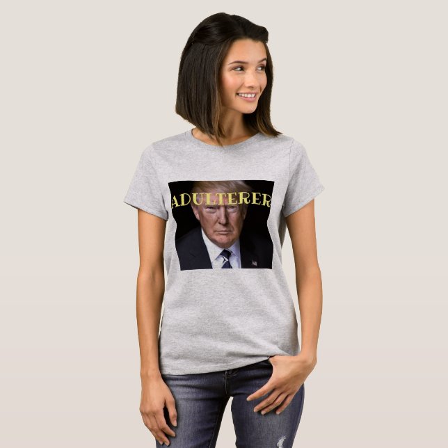Camiseta Trump Adúltero (Frente Completa)