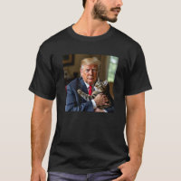 Trump ama Gatos Foto Engraçada Torna Os Animais Se