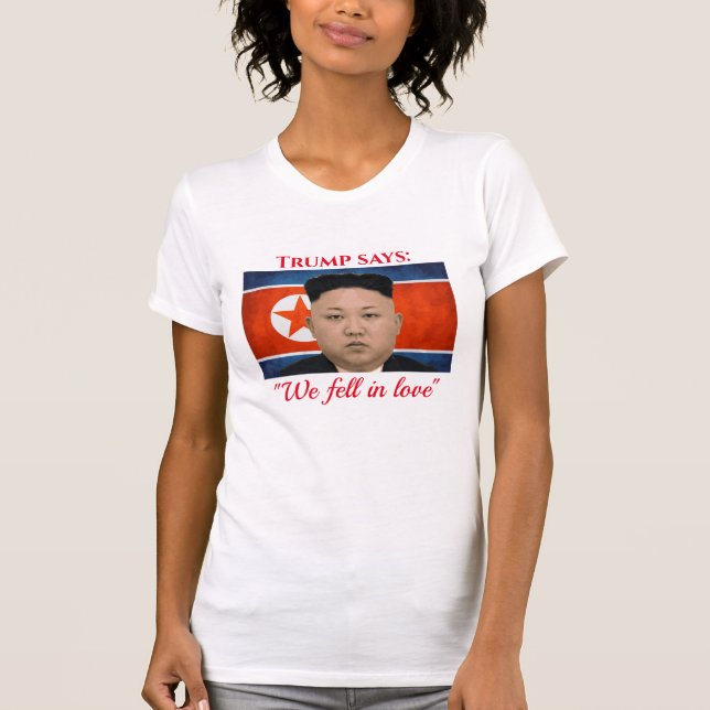 Camiseta Trump ama Kim Jong Un (Frente)