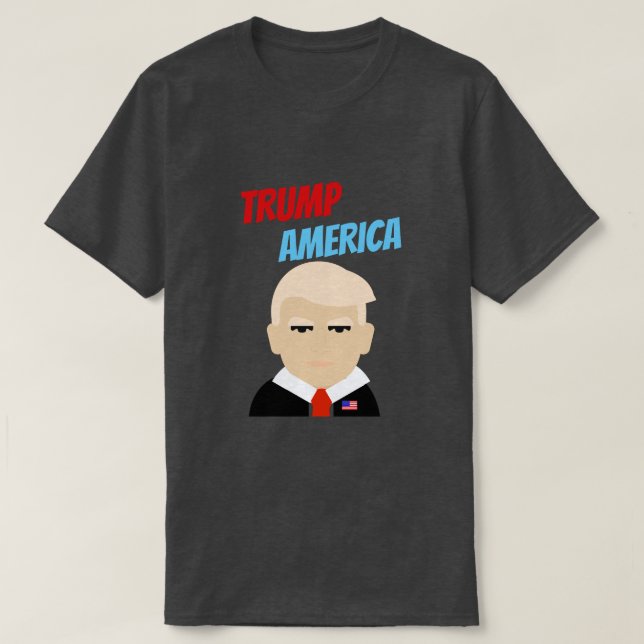 Camiseta Trump America (Frente do Design)