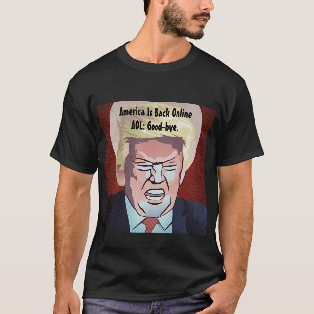 Camiseta Trump America está de volta on-line (Frente)