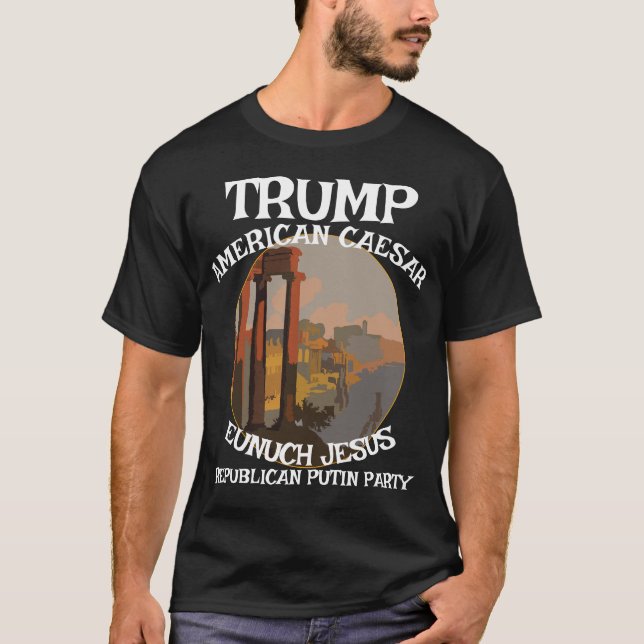 Camiseta Trump American Caesar Republican Despot Resist (Frente)