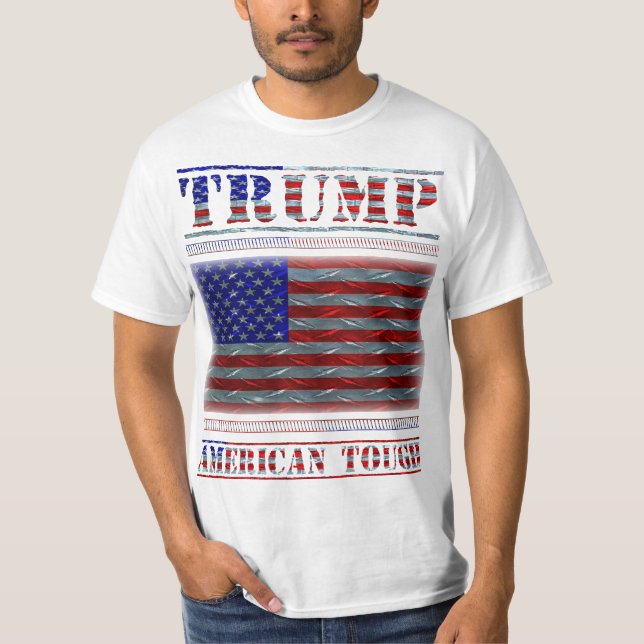 Camiseta Trump American Tough (Frente)