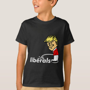 Camiseta Trump Anti Liberal Donald Trump Piscando Liberal