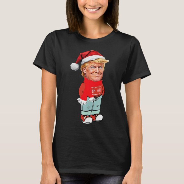 Camiseta Trump Apenas Uma Cara De Natal Engraçada (Frente)