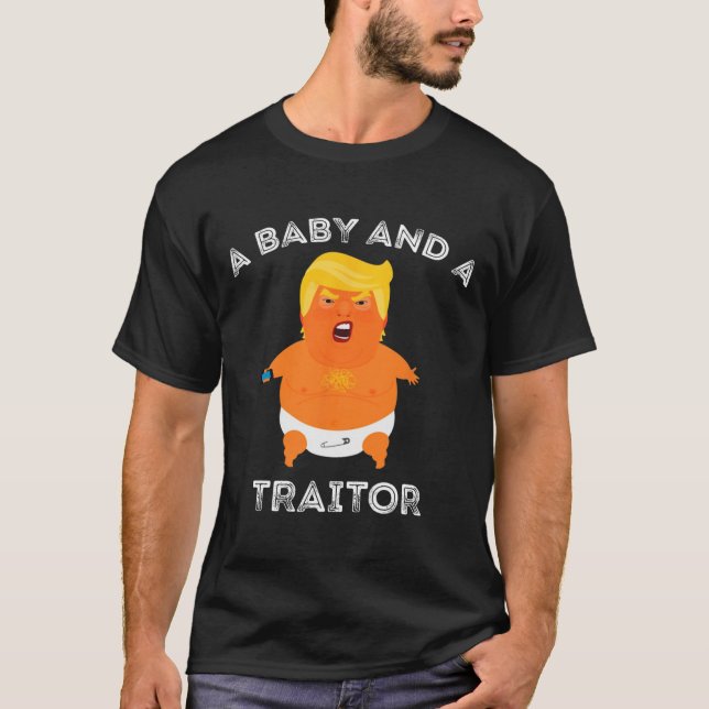 Camiseta Trump Baby E A Traidora (Frente)