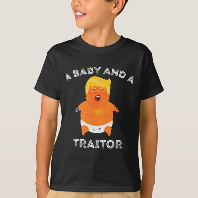 Camiseta Trump Baby E A Traidora (Frente)