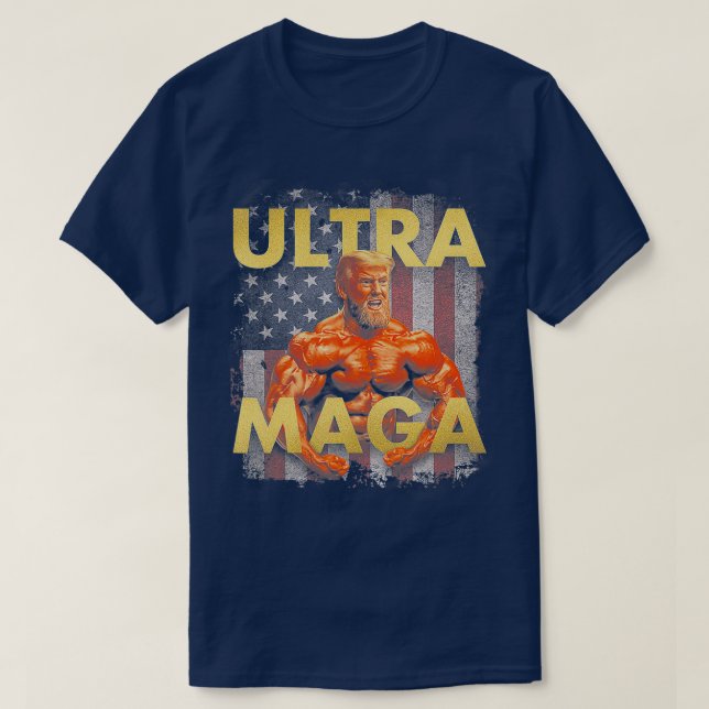 Camiseta Trump Buff Ultra MAGA  (Frente do Design)