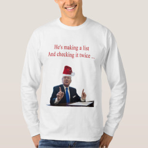 Camiseta Trump Christmas: Ele é fazer lista