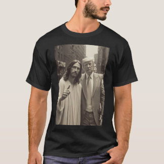 Camiseta Trump com Jesus