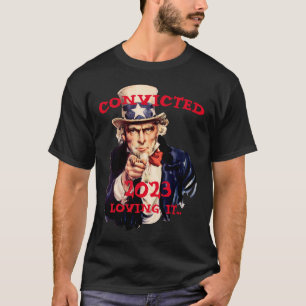Camiseta Trump Condenado 2023 Tio Sam