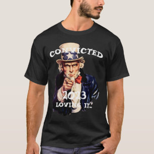 Camiseta Trump Condenado 2023 Tio Sam