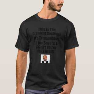 Camiseta Trump Costume Clever Funny Sarcastic Cotes Hallow