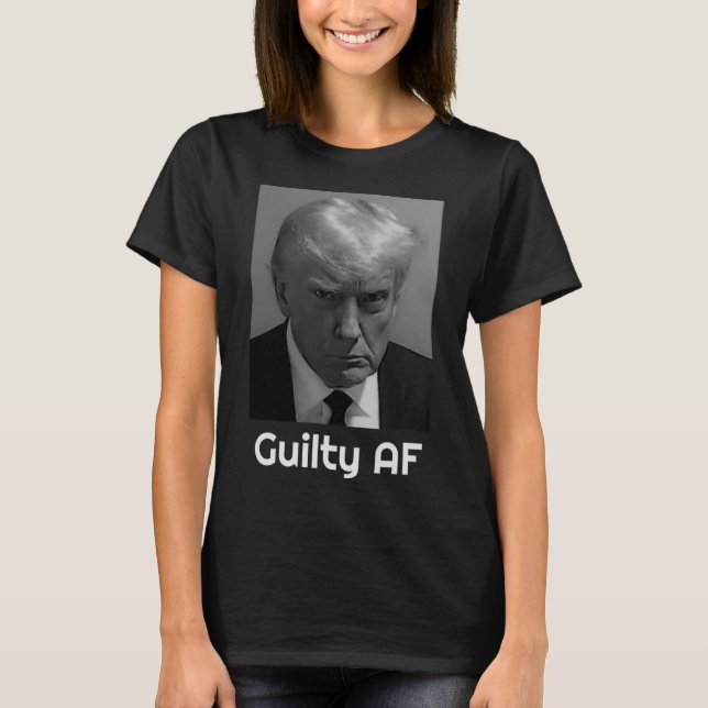Camiseta Trump Culpado Af (Frente)