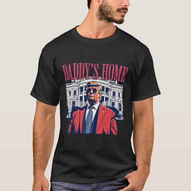 Camiseta Trump Daddys Casa Branca Eua Bandeira Americana Vi (Frente)