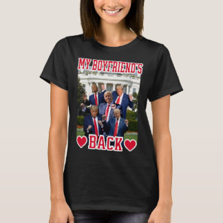 Camiseta Trump Dançando Minha Namorado Colegial De Trump