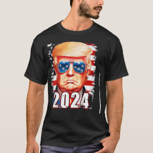 Camiseta Trump De Óculos De Sol