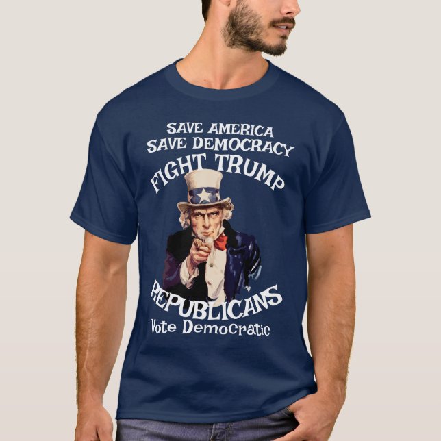 Camiseta Trump decoração 30º aniversário placa de 30º anive (Frente)