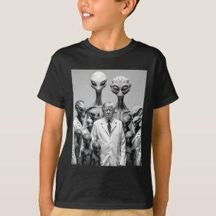 Camiseta Trump Divertido Com Conspiração De Alienígenas Ext
