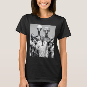 Camiseta Trump Divertido Com Conspiração De Aliens Extrater