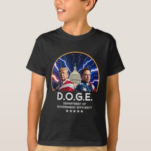 Camiseta Trump Do Departamento De Eficiência Do Governo