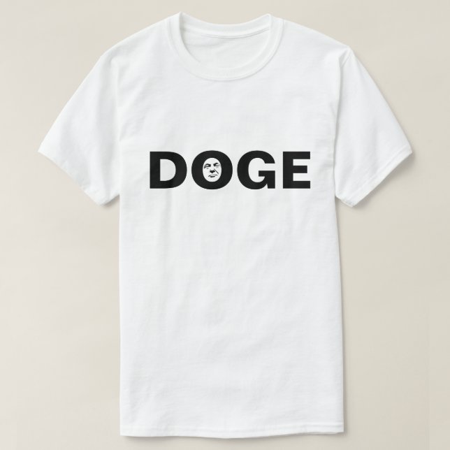 Camiseta Trump DOGE Department of Governo Efficiency (Depar (Frente do Design)
