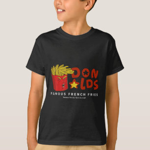 Camiseta Trump Donalds Batatas Fritas Famosas Porque Kamala