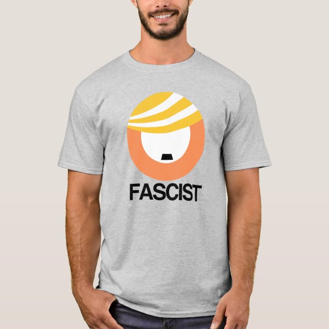 Camiseta Trump é fascista (Frente)