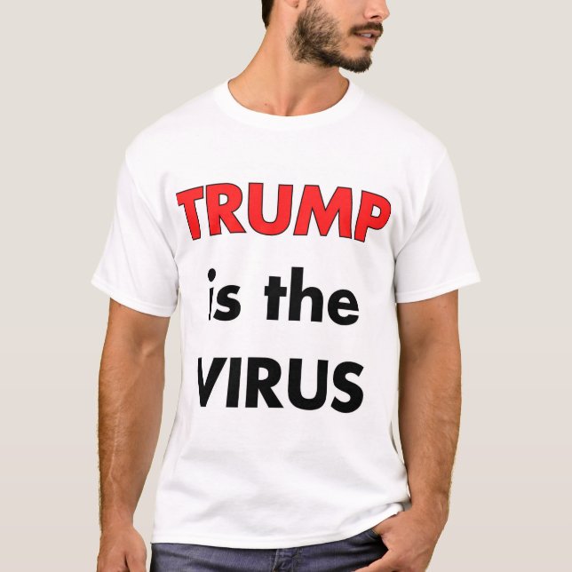 Camiseta Trump é o vírus Biden é a vacina (Frente)