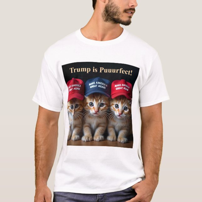 Camiseta Trump é Puuurfect! (Frente)