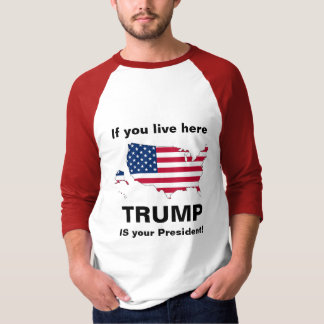 Camiseta Trump é seu presidente!